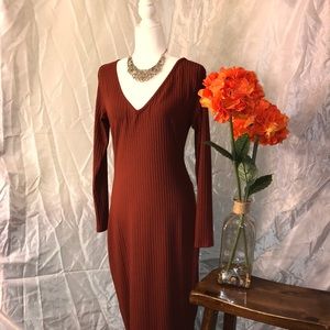Women’s size L Rust colored dress